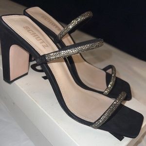 Schutz Black Diamond Heels